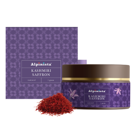 Alpinista Kashmiri Saffron - Premium Kesar for Biryani, Beauty, Health, and Tilak