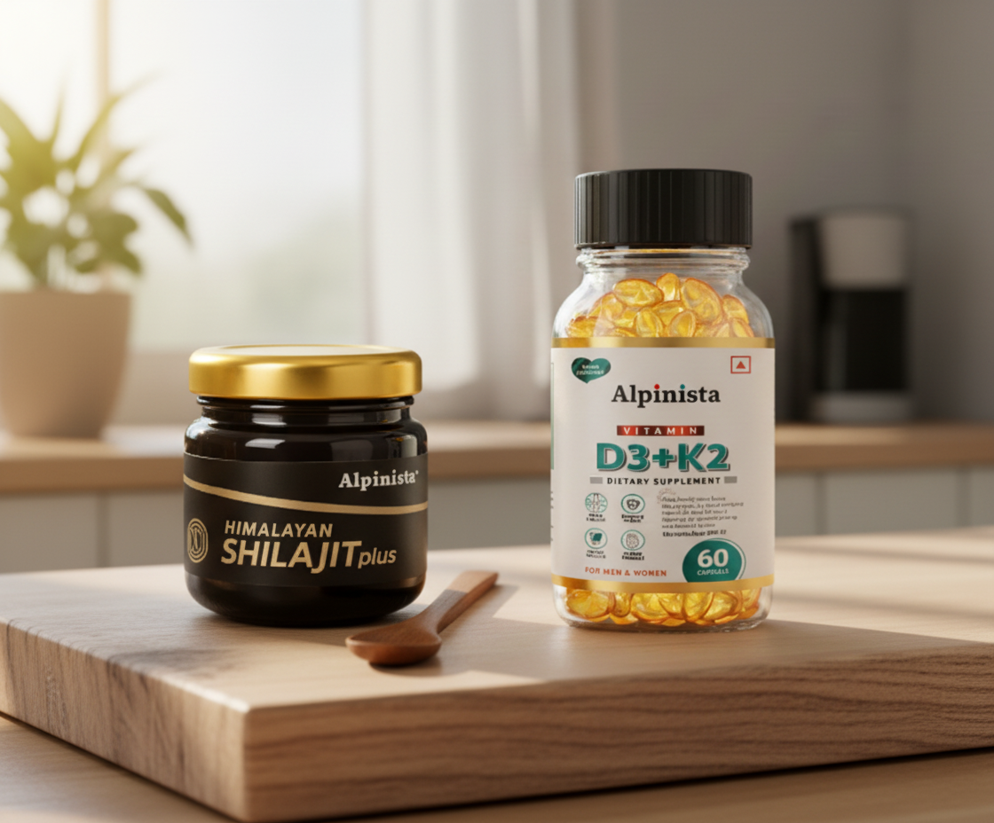 Shilajit + D3K2 — Vitality & Recovery Duo - Alpinista