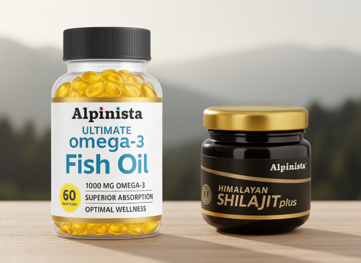 Shilajit + Fish Oil — Active Joints & Stamina Duo - Alpinista