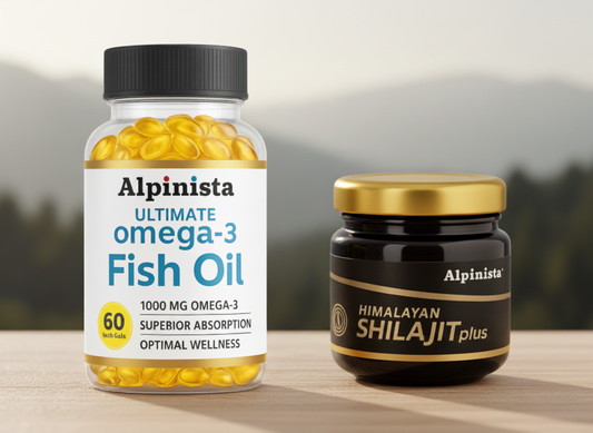 Shilajit + Fish Oil — Active Joints & Stamina Duo - Alpinista